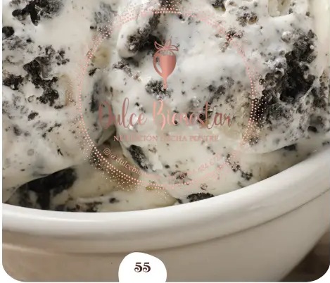 Helado brownie