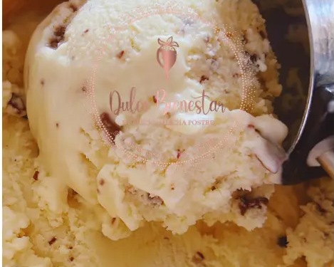 Helado stracciatella