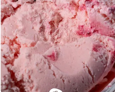 Helado de frutos rojos